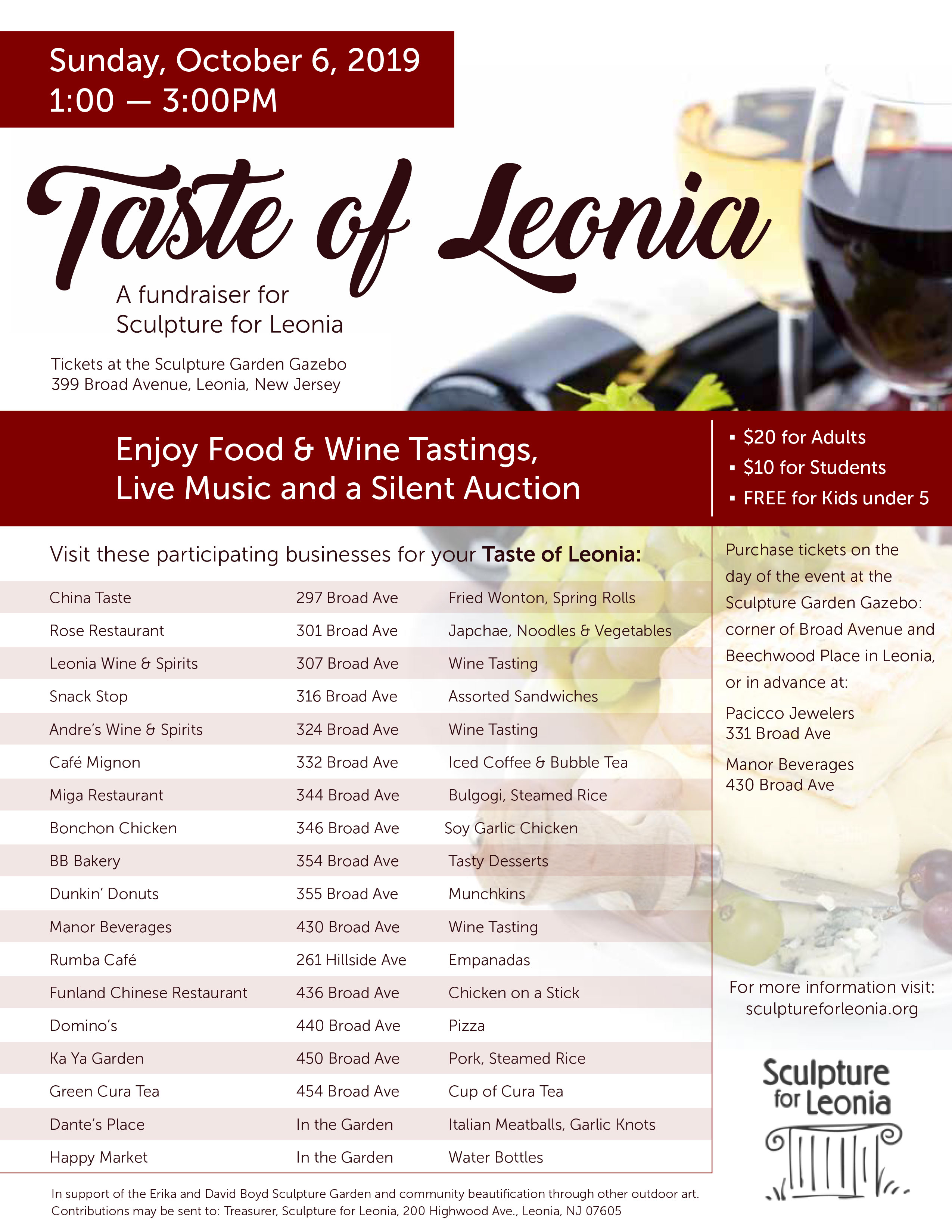 Taste of Leonia 2019